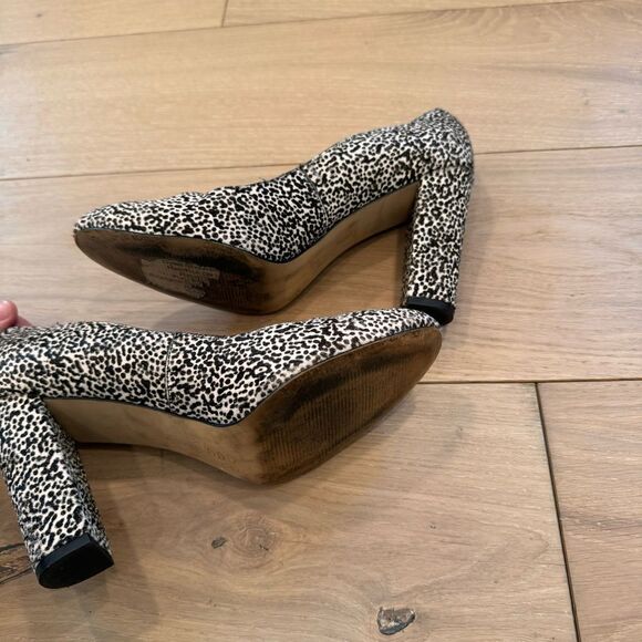 J Crew Etta leopard chunky heel pump - Picture 5 of 7